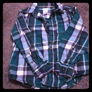 Boys button down green carters brand